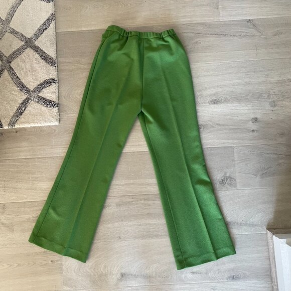 VINTAGE 1960s Devonette Polytron 3 piece set blouse skirt pants size 12 - Picture 9 of 13